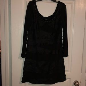 Black cocktail dress